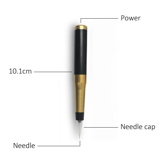 De digitale Permanente van de de Tatoegeringscontrole van de Make-upwenkbrauw Machine Kit For Cartridge Needle 0,25 1R 1