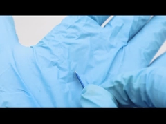 OEM Blauw 0.2mm 18U Nano Microblading Naalden Wenkbrauw Permanente Make-up Pins Handmatige Blade