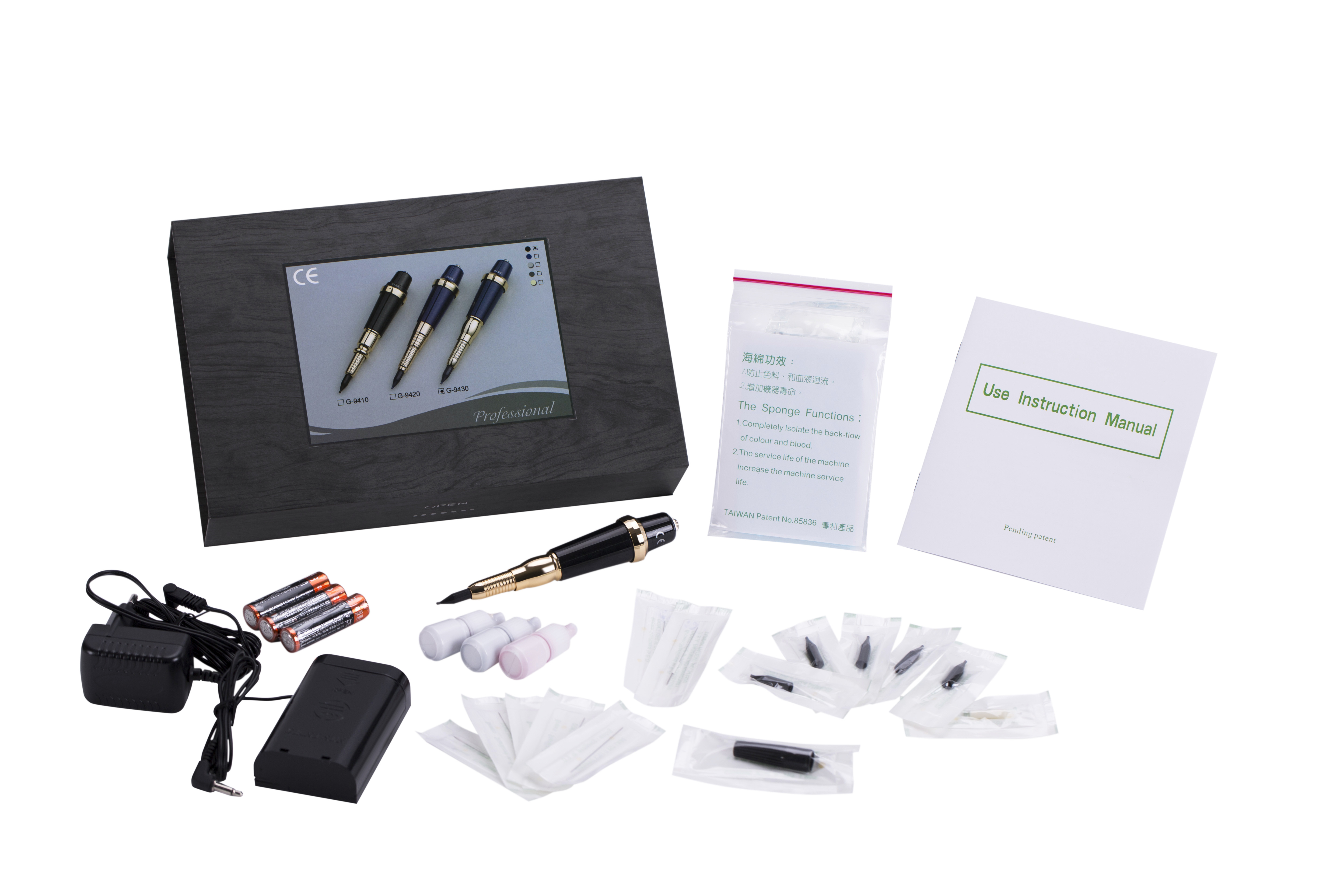 Tatoegering Pen Set Needles Length 0.35mm van de veiligheids de Tijdelijke Permanente Make-up