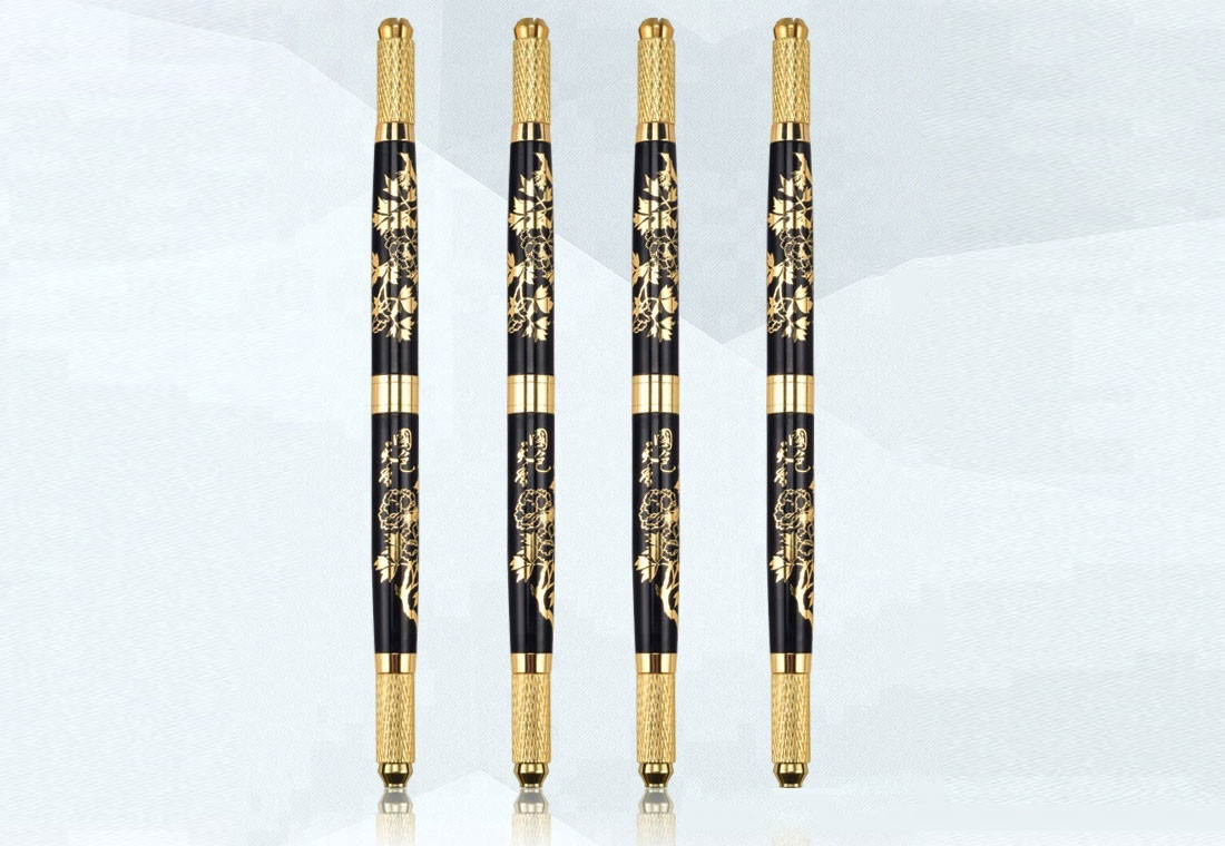 Tatoegering Pen With Blade van Microblading van het roestvrij staalhandvat de Beschikbare 135mm Lengte