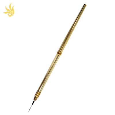 De gouden Tatoegering Pen For Permanent Eyebrow van Microblading van de Aluminiumlegering